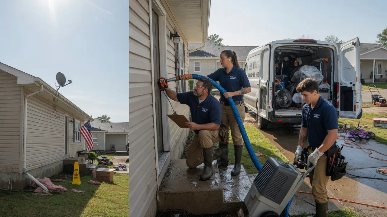 Ceiling Water Damage Restoration in East Andover, ME near me